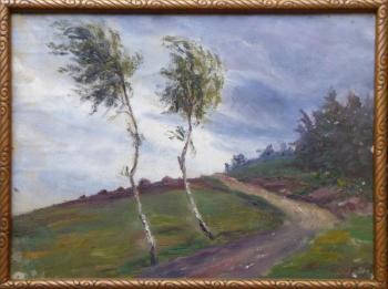 Chodounska Marie - Walking with birches before the Chodounska Marie - Walking with birches before the