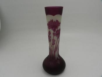 Vase - glass, layered glass - 1900 Vase - glass, layered glass - 1900