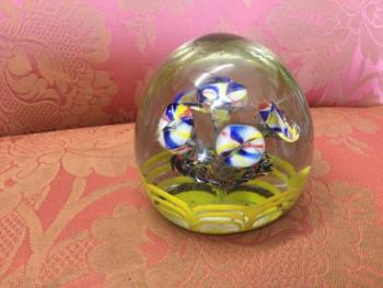 Glass Paperweight - 1940 Glass Paperweight - 1940