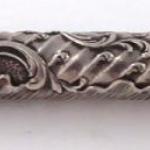 Silver and gold plated pencil with cartouche Silver and gold plated pencil with cartouche