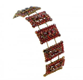 Garnet Bracelet - 1880 Garnet Bracelet - 1880