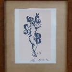 Jan Bauch - Naked woman with letters Jan Bauch - Naked woman with letters