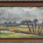Alois Pitrmann - Landscape with trees and seated Alois Pitrmann - Landscape with trees and seated