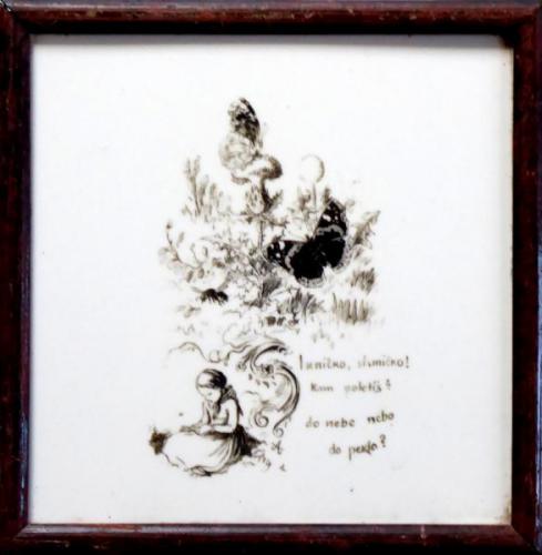 A tile with a rhyme by Mikolas Ales A tile with a rhyme by Mikolas Ales