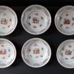 Bowl with bowls - Gallant scene Bowl with bowls - Gallant scene