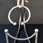 Silver flexible bottle holder wine Silver flexible bottle holder wine