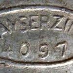 Two pewter Art Nouveau plates-Kayserzinn,Hugo Leve Two pewter Art Nouveau plates-Kayserzinn,Hugo Leve