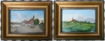 View of City - porcelain - 1850 View of City - porcelain - 1850