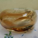 Vase - glass, metallurgical glass - 1976 Vase - glass, metallurgical glass - 1976