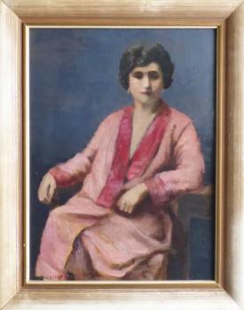 Painting - cardboard, canvas - Rudolf Vojtěch Špillar - 1930 Painting - cardboard, canvas - Rudolf Vojtěch Špillar - 1930