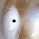 Little girl in nightgown and pillow - Royal Dux Little girl in nightgown and pillow - Royal Dux