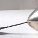 Silver bell with the emblem of the city of Barcelo Silver bell with the emblem of the city of Barcelo