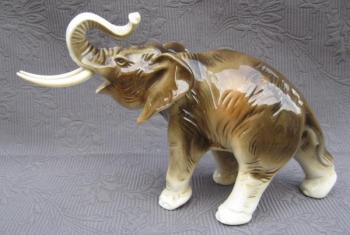 Porcelain Elephant Figurine - 1950 Porcelain Elephant Figurine - 1950