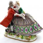 Gallant Couple Kissing - Potschappel Gallant Couple Kissing - Potschappel