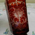 Glass - glass, ruby glass - 1875 Glass - glass, ruby glass - 1875