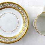 Art Nouveau mocca cup, gilded wreath - Epiag Art Nouveau mocca cup, gilded wreath - Epiag