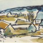 Aquarelle - paper - 1950 Aquarelle - paper - 1950