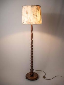 Floor Lamp - wood - 1960 Floor Lamp - wood - 1960