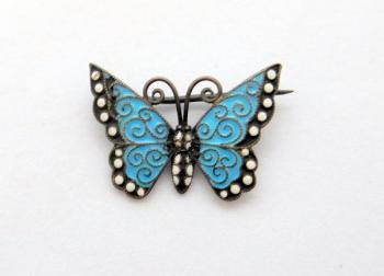 Silver brooch - silver - 1930 Silver brooch - silver - 1930