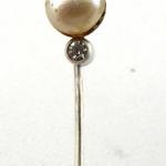 Silver pin with seed bead - Jablonec bijouterie Silver pin with seed bead - Jablonec bijouterie
