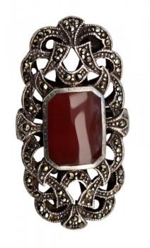 Silver Ring - silver, cornelian - 1920 Silver Ring - silver, cornelian - 1920