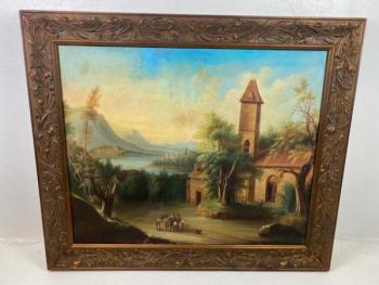 Romantic Landscape with Castle - 1890 Romantic Landscape with Castle - 1890