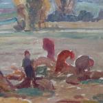 Marysa Neubertova - Binding grain into sheaves Marysa Neubertova - Binding grain into sheaves