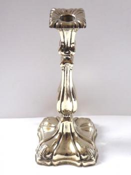 Biedermeier silver-plated candlestick Biedermeier silver-plated candlestick