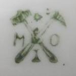 Vase with ornamental pigeon - Ilmenau, Mezler & Or Vase with ornamental pigeon - Ilmenau, Mezler & Or