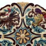 Six plates with dragons and helmets - Ditmar, Znai Six plates with dragons and helmets - Ditmar, Znai