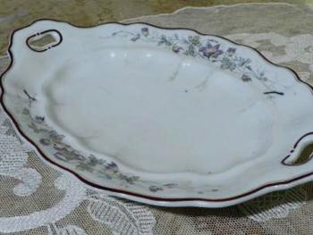 Porcelain Tray - white porcelain - 1830 Porcelain Tray - white porcelain - 1830