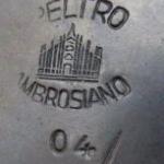 Small pewter sugar bowl with lid - Peltro Ambrosia Small pewter sugar bowl with lid - Peltro Ambrosia