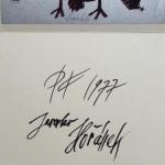 Jaroslav Horanek-PF 1977, PF 1979, Tree with birds Jaroslav Horanek-PF 1977, PF 1979, Tree with birds