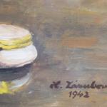 Still Life with Flowers - cardboard - H. Zárubová - 1942 Still Life with Flowers - cardboard - H. Zárubová - 1942