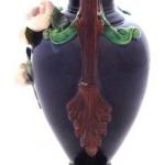 Blue vase with embossed roses - Bloch, Eichenwald Blue vase with embossed roses - Bloch, Eichenwald