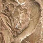 Jan Hana - Relief with boy and girl Jan Hana - Relief with boy and girl