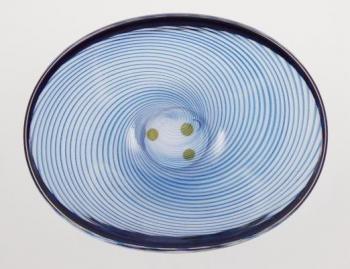 Glass Dish - glass - Bengt Edenfalk, Kosta Boda - 1978 Glass Dish - glass - Bengt Edenfalk, Kosta Boda - 1978