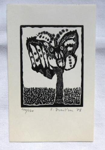 Rudolf Broulim - Ex libris F. Pultr  Rudolf Broulim - Ex libris F. Pultr