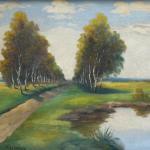 Painting - canvas - J. Neuman - 1910 Painting - canvas - J. Neuman - 1910