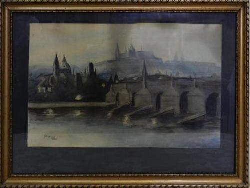 View of Hradcany - 1930 View of Hradcany - 1930