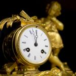 Mantel Clock - bronze, enamel - MEDAILLE D´ARGENT JAPY FILS 1844, 1849 - 1849 Mantel Clock - bronze, enamel - MEDAILLE D´ARGENT JAPY FILS 1844, 1849 - 1849