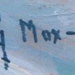 Max Ostry - Winter landscape with trees and crows Max Ostry - Winter landscape with trees and crows