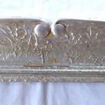 Silver frame with cut corners Silver frame with cut corners