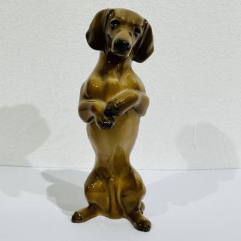 Porcelain Dachshund Figurine - Rosenthal - 1950 Porcelain Dachshund Figurine - Rosenthal - 1950