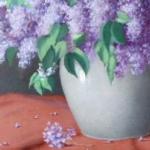 Frantisek Xaver Diblik - Lilacs in a vase Frantisek Xaver Diblik - Lilacs in a vase