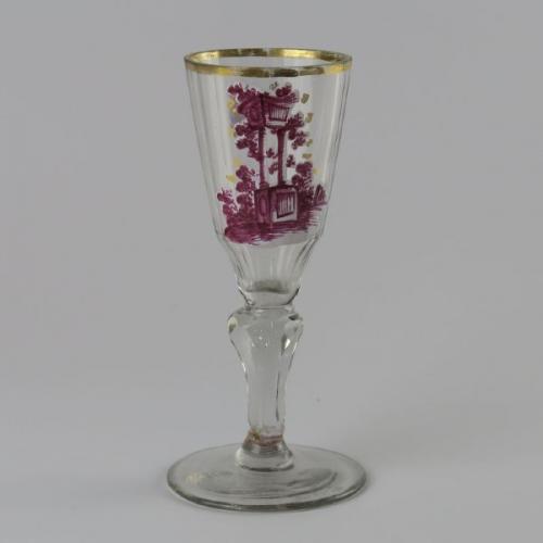 Glass Goblet - clear glass - Harrachov Bohemia - 1770 Glass Goblet - clear glass - Harrachov Bohemia - 1770