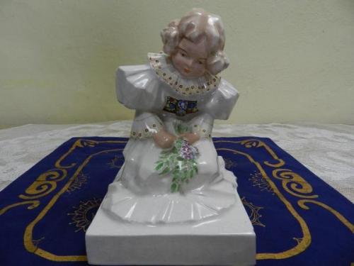 Ceramic Figurine - Child - ceramics - 1930 Ceramic Figurine - Child - ceramics - 1930