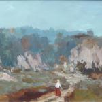 Alois Hejl - Landscape with figure Alois Hejl - Landscape with figure