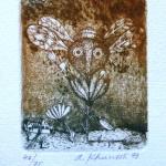 Anna Khunova - Bee, Mouse, Ex libris Anna Khunova - Bee, Mouse, Ex libris