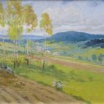 Painting - cardboard - Bedřich Peroutka - 1920 Painting - cardboard - Bedřich Peroutka - 1920